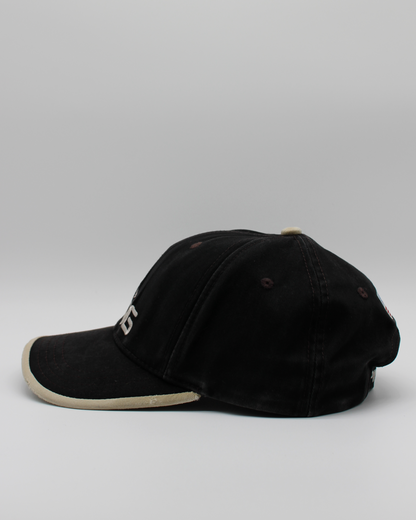 90s Ping ‘Mr Ping’ Logo Black & White Cap