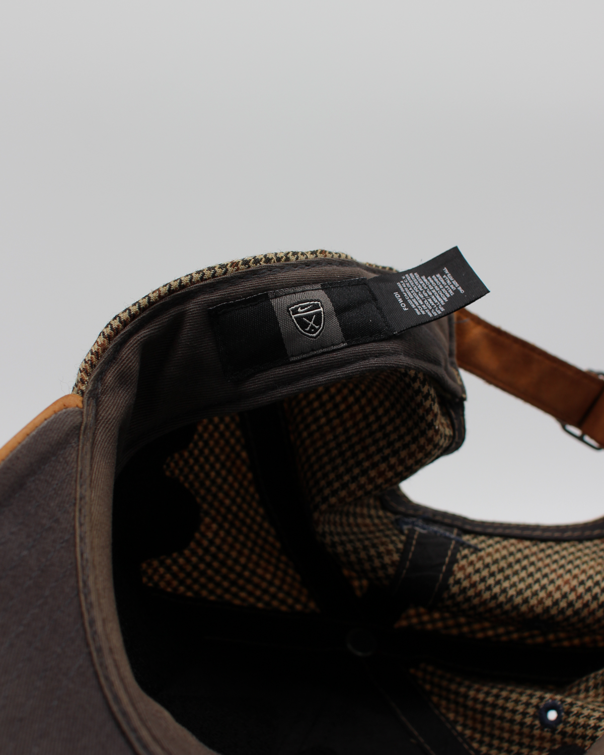 00s Nike Shield Logo Disney Brown Micropattern Cap