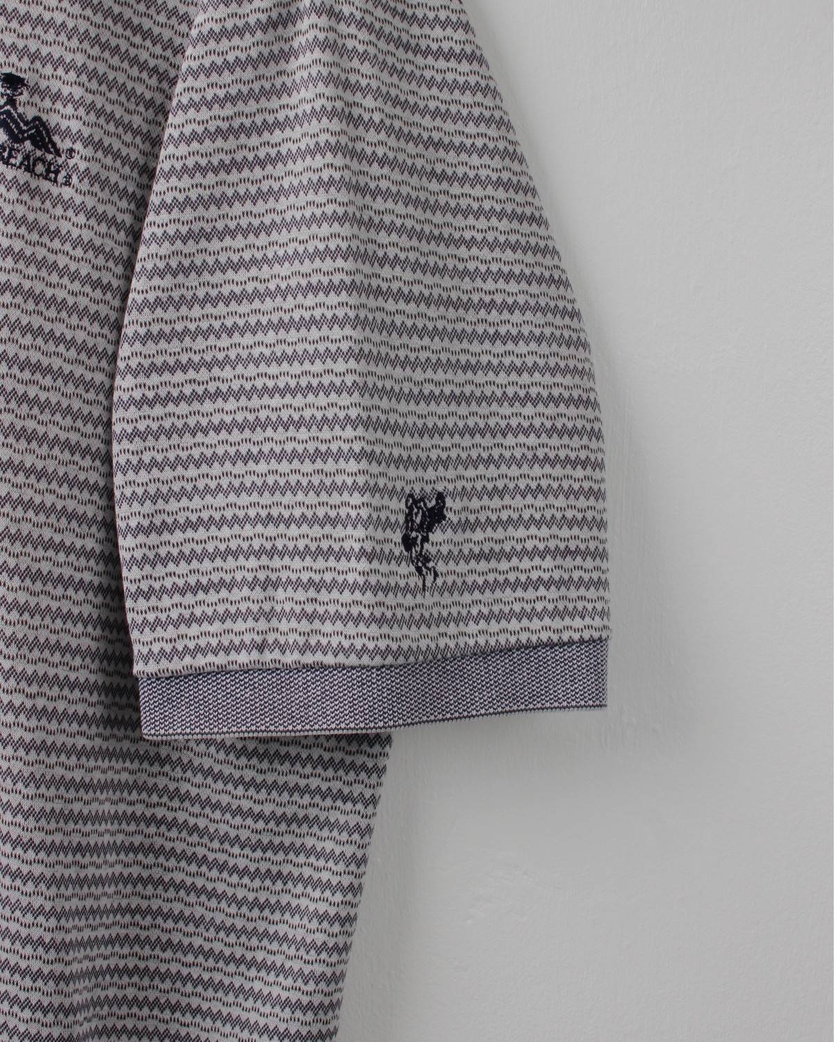 90s Pebble Beach Patterned Polo by Ashworth (XL)