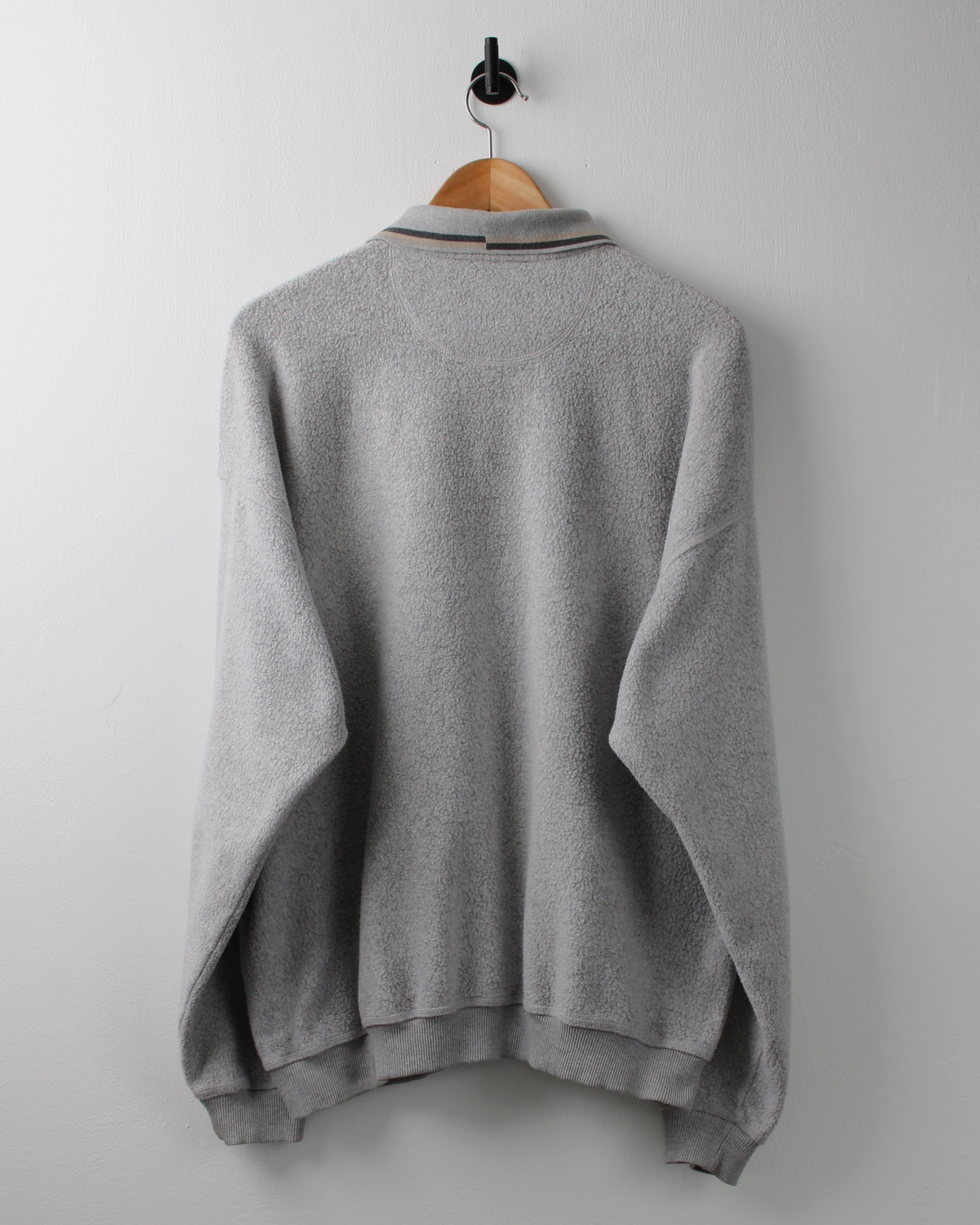 90s Greg Norman Textured Long Sleeve Polo (L)