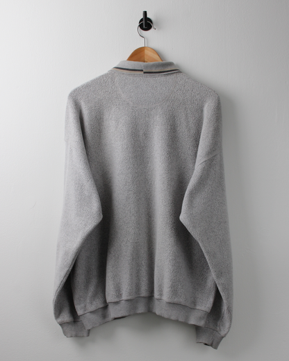 90s Greg Norman Textured Long Sleeve Polo (L)