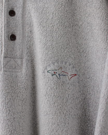 90s Greg Norman Textured Long Sleeve Polo (L)