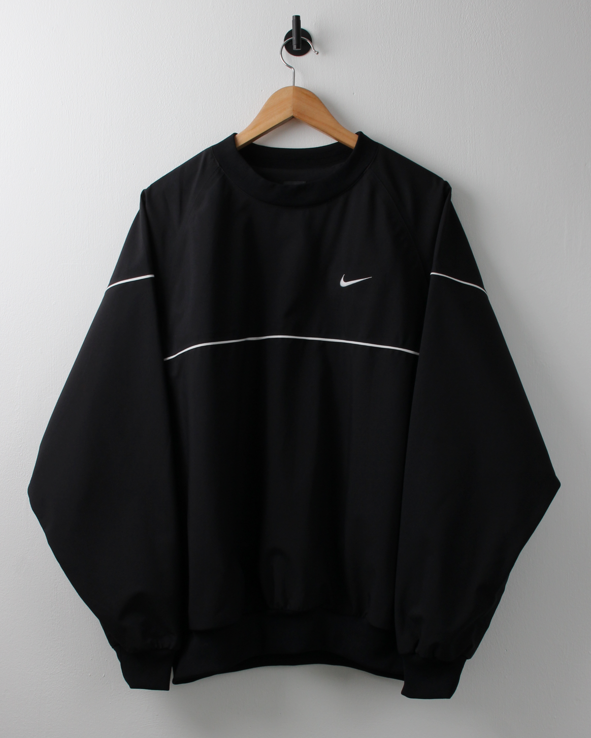 90s Nike Yin Yang Tiger Woods Black & White Windbreaker (M)