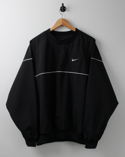 90s Nike Yin Yang Tiger Woods Black & White Windbreaker (M)