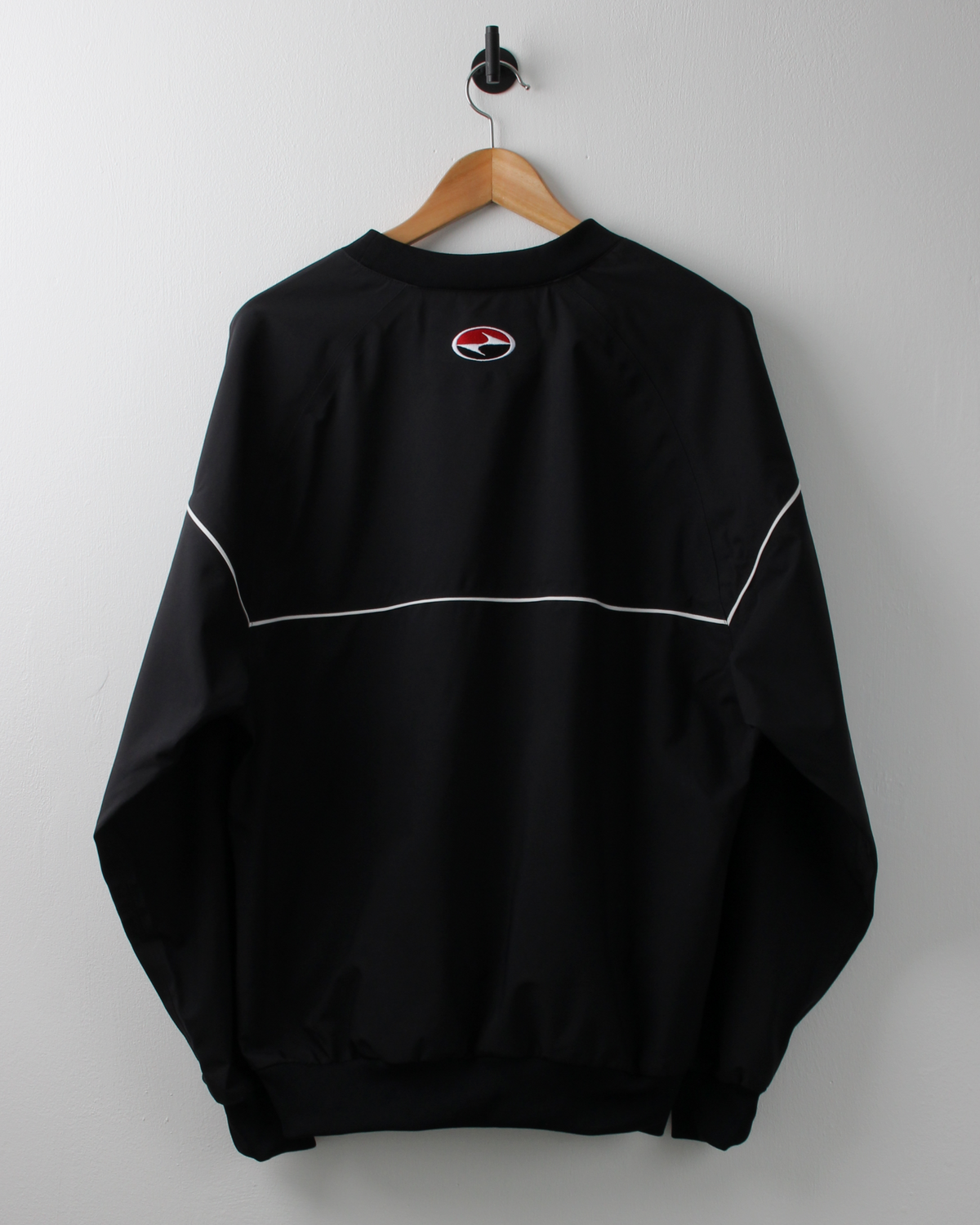 90s Nike Yin Yang Tiger Woods Black & White Windbreaker (M)