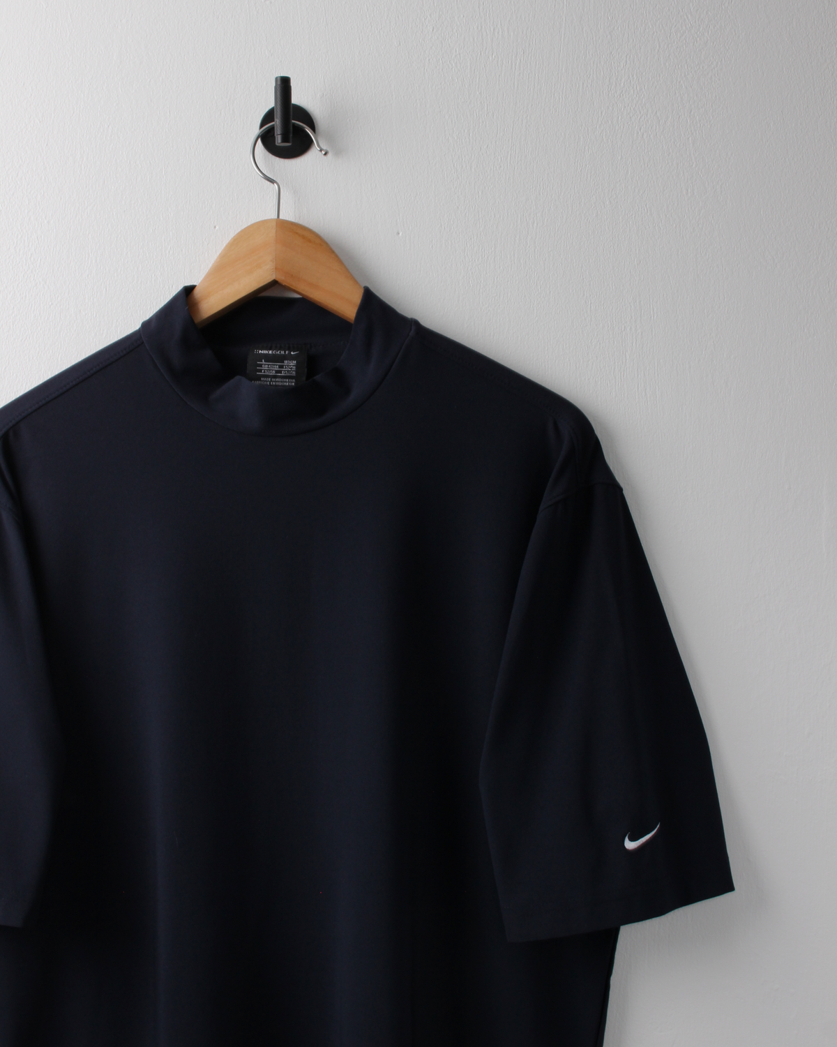 00s Nike Dri-Fit Navy Mock Neck (L)