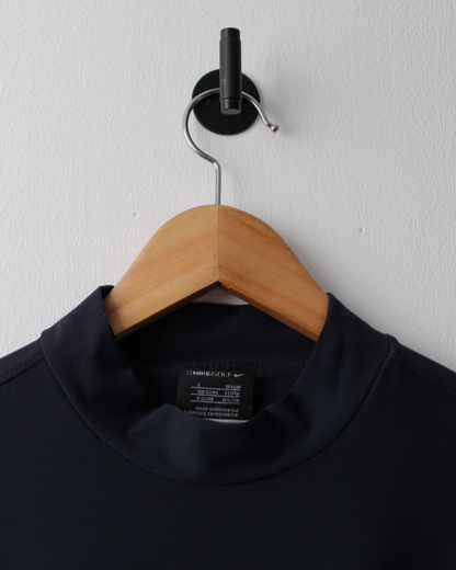 00s Nike Dri-Fit Navy Mock Neck (L)