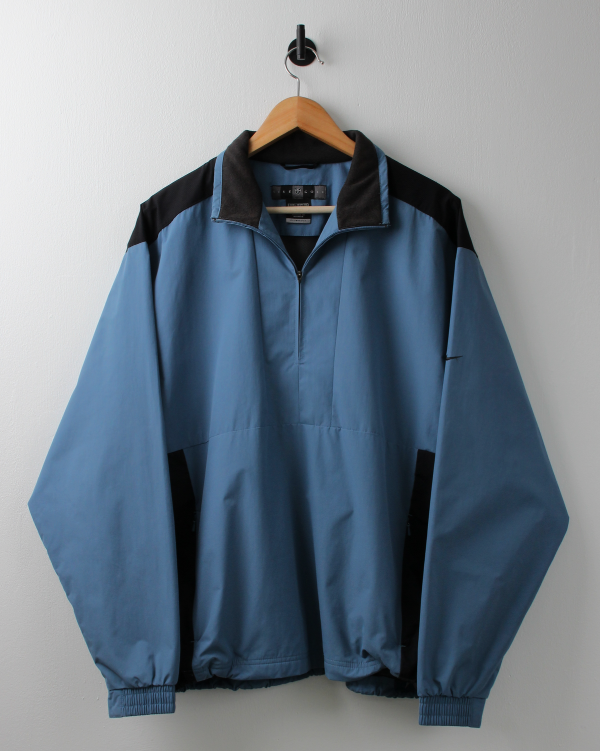 00s Nike Shield Blue & Black Storm-Fit Jacket (L)