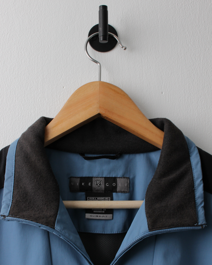 00s Nike Shield Blue & Black Storm-Fit Jacket (L)