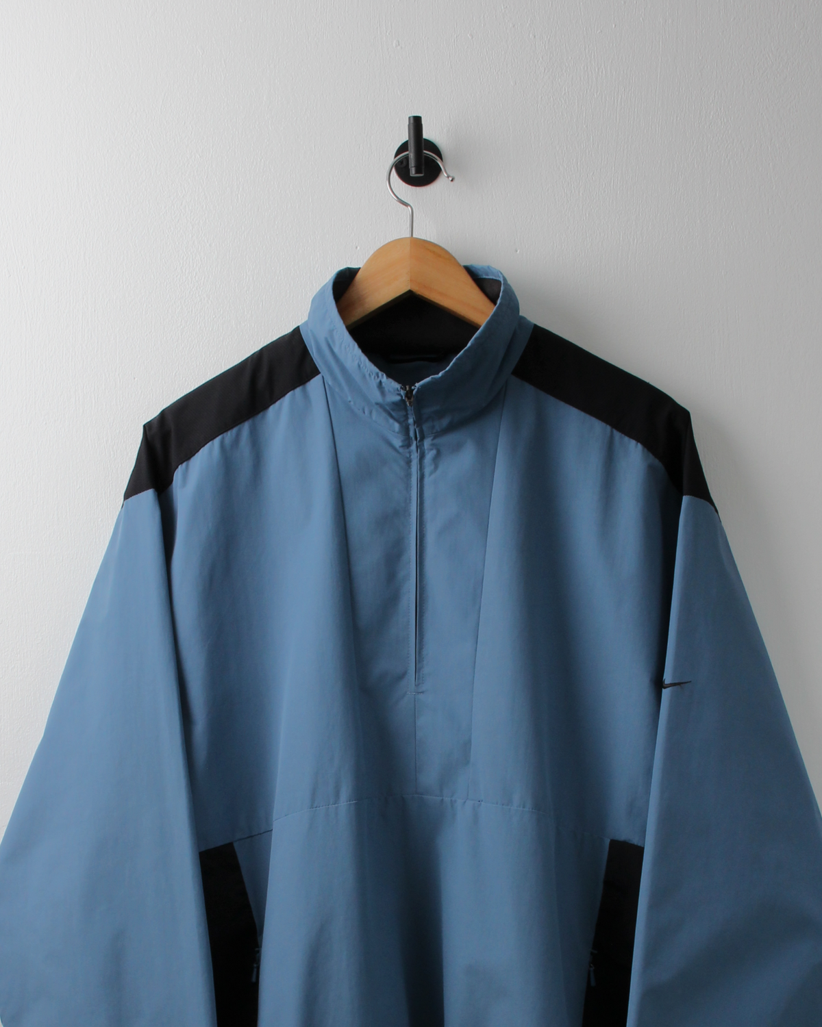 00s Nike Shield Blue & Black Storm-Fit Jacket (L)