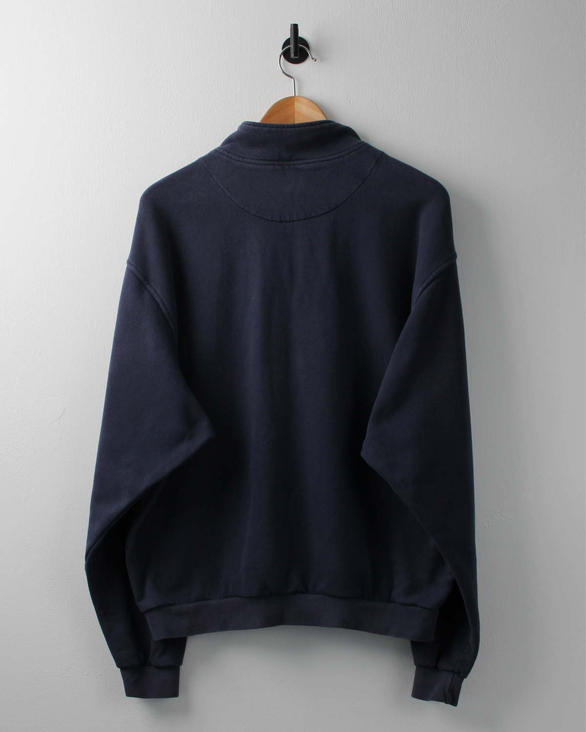 00s Nike Shield Logo Navy Quarter Zip Sweatshirt (M)