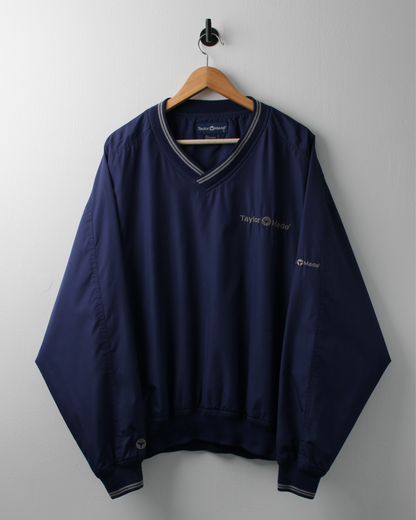 90s TaylorMade Navy V-Neck Windbreaker (L)