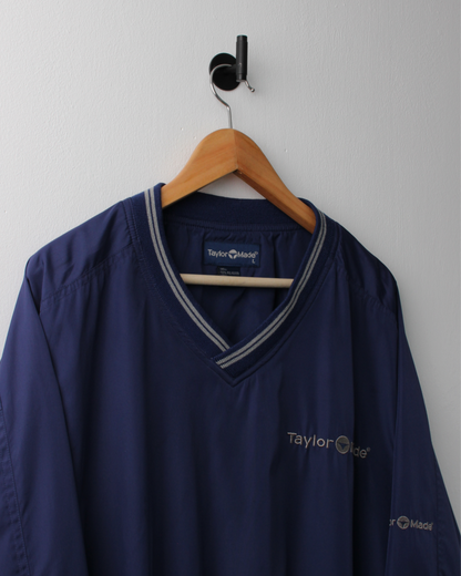 90s TaylorMade Navy V-Neck Windbreaker (L)