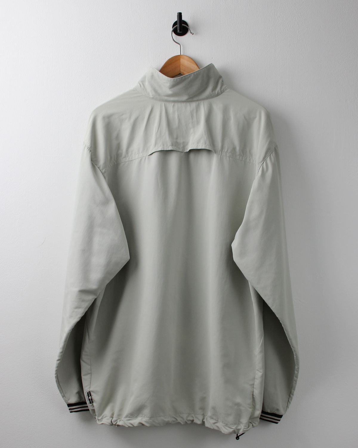 00s Nike Cream Quarter Zip Lightweight Windbreaker (XL)