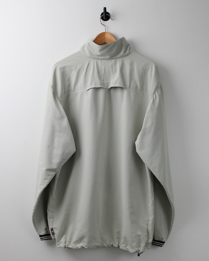 00s Nike Cream Quarter Zip Lightweight Windbreaker (XL)