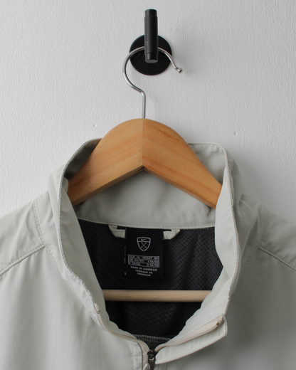 00s Nike Cream Quarter Zip Lightweight Windbreaker (XL)