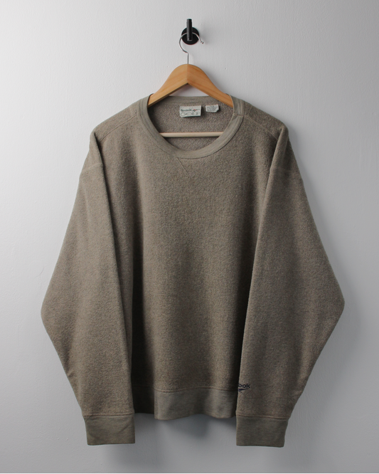 90s Reebok Golf Khaki Crewneck Sweatshirt (M)