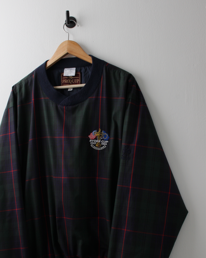 ‘99 Ryder Cup The Country Club Plaid Windbreaker (XL)