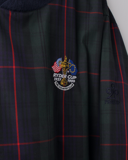 ‘99 Ryder Cup The Country Club Plaid Windbreaker (XL)