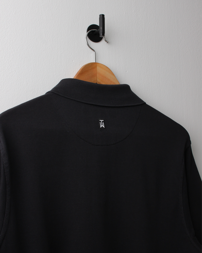 00s Nike Tiger Woods Shield Logo Black Polo (M)
