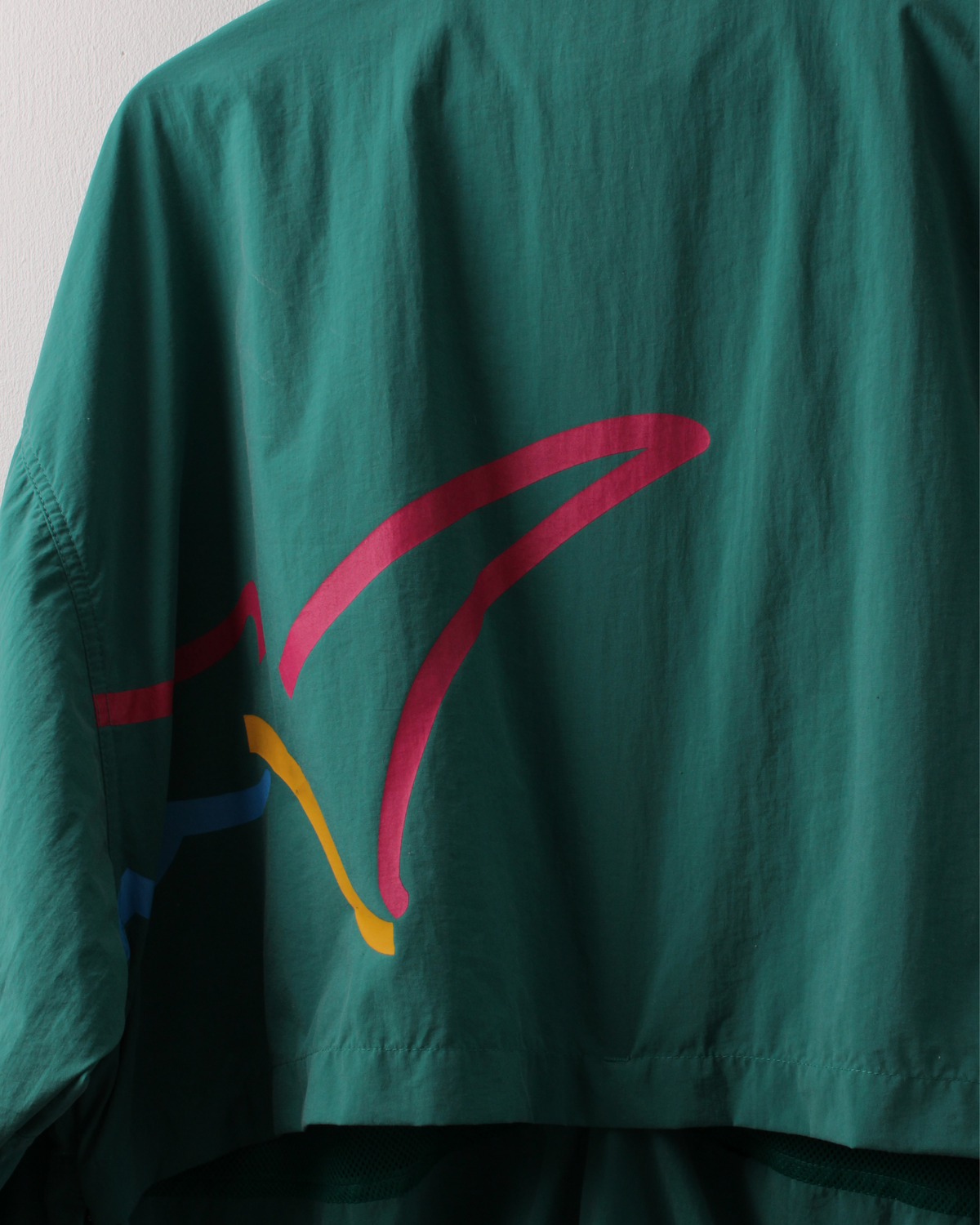90s Greg Norman Green Shark Graphic Windbreaker (L)