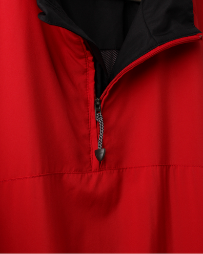 00s Nike Red & Black Short Sleeve Windbreaker (L)