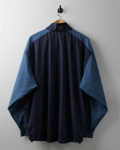 00s Nike Navy & Blue Clima-Fit Quarter Zip Jacket (L)