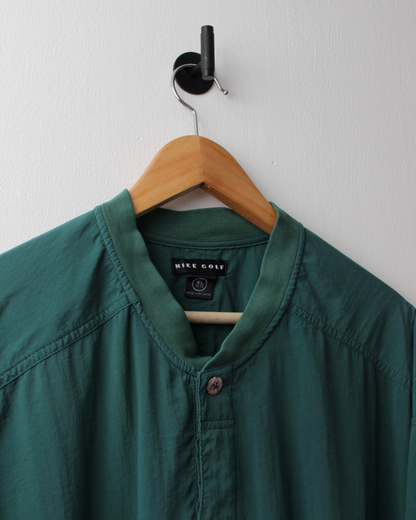 90s Nike Green Buttoned Windbreaker (XL)