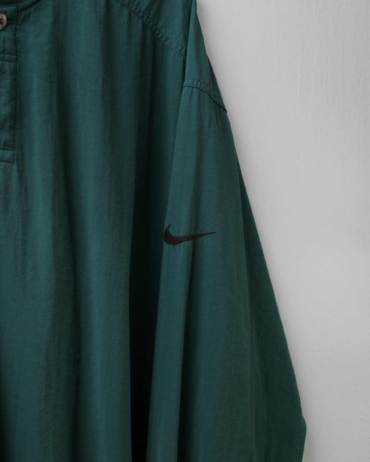 90s Nike Green Buttoned Windbreaker (XL)