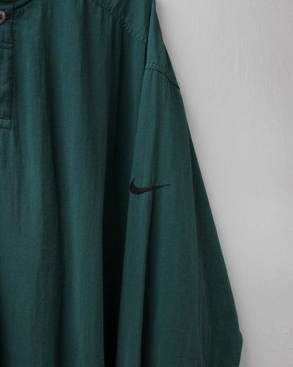 90s Nike Green Buttoned Windbreaker (XL)