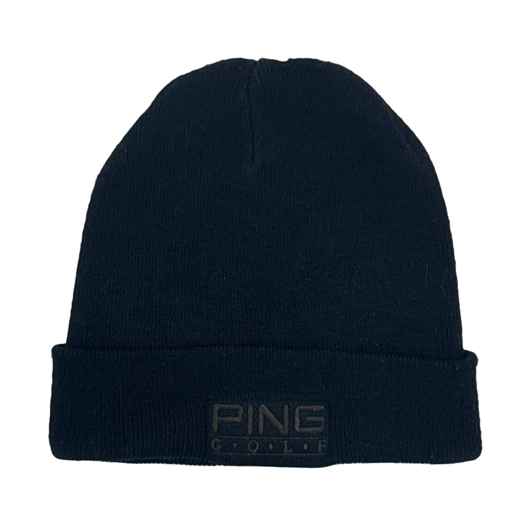 Ping Golf Black Beanie Hat