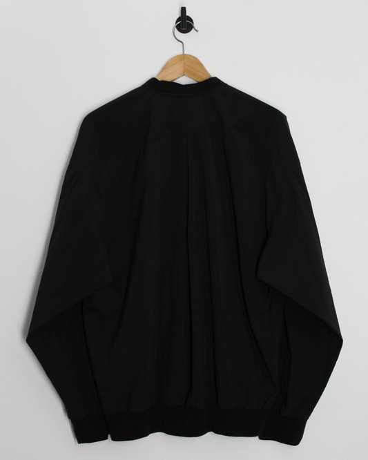90s Nike Black Buttoned Windbreaker (M)