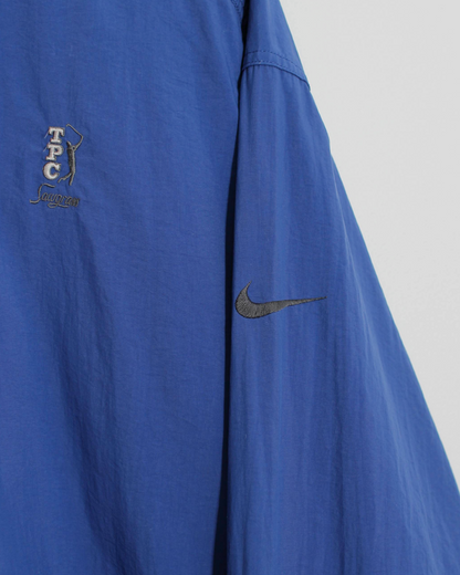 90s Nike TPC Sawgrass Blue Buttoned Windbreaker (L)