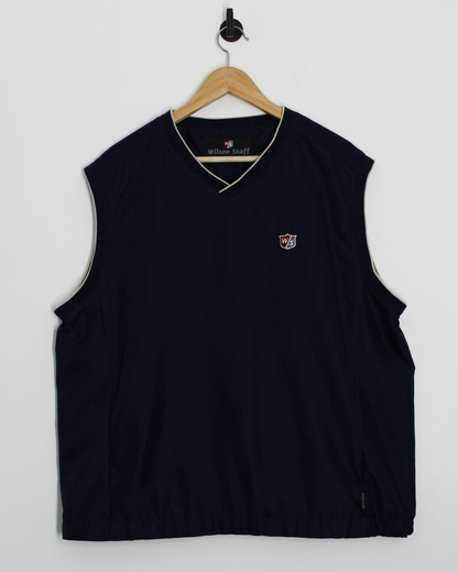 00s Wilson Staff Navy Golf Vest (L)