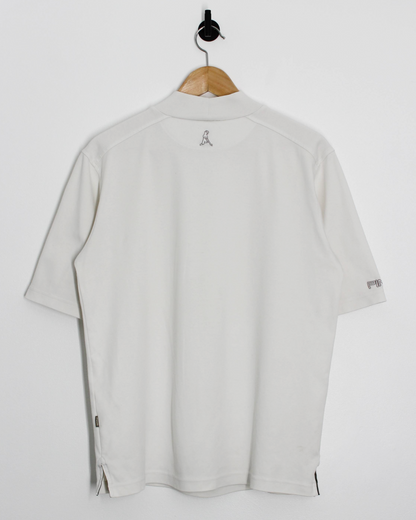 00s Ping ‘Mr Ping’ Logo White Mock Neck (M)