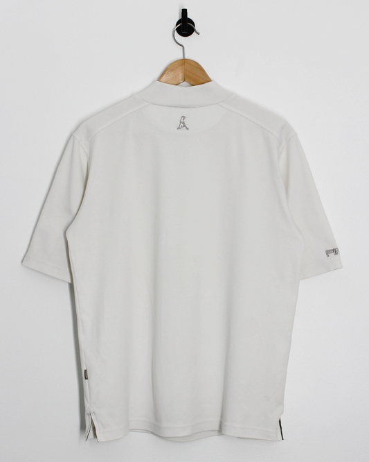 00s Ping ‘Mr Ping’ Logo White Mock Neck (M)