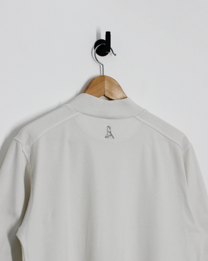 00s Ping ‘Mr Ping’ Logo White Mock Neck (M)