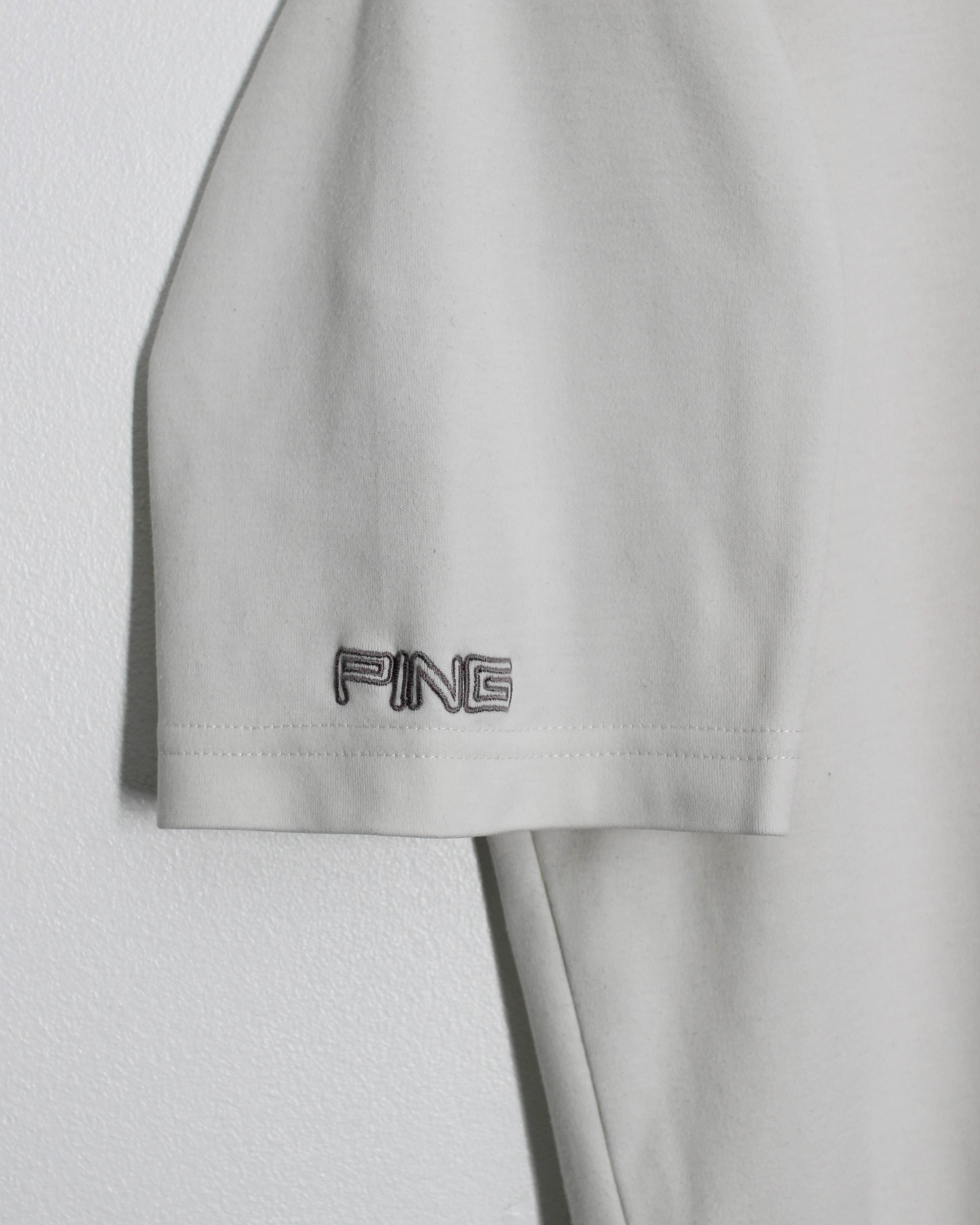 00s Ping ‘Mr Ping’ Logo White Mock Neck (M)