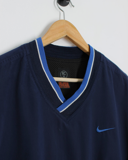 00s Nike Navy/Blue Windbreaker Pullover (L)