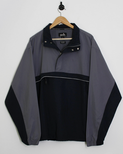 00s Open Championship Ashworth Grey/Black Quarter Zip Jacket (XL)