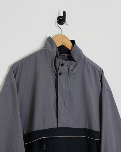 00s Open Championship Ashworth Grey/Black Quarter Zip Jacket (XL)