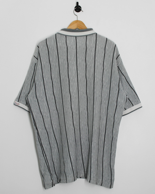 90s Greg Norman Striped Abstract Polo-Shirt (XL)