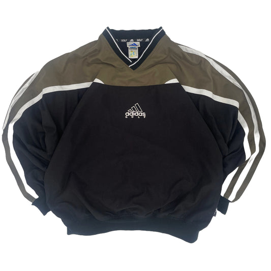 Adidas Gold/Black Windbreaker (M)