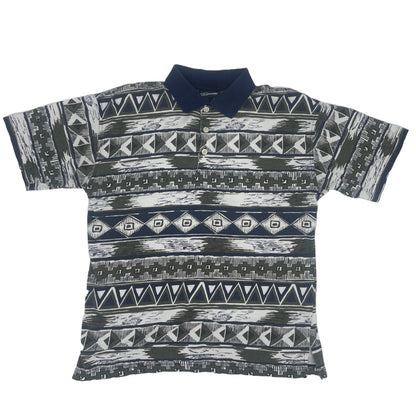 Cartouche Patterned Polo-Shirt (S)