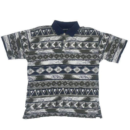 Cartouche Patterned Polo-Shirt (S)