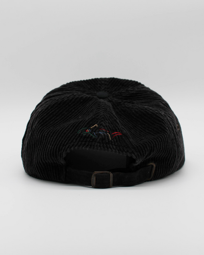 90s Greg Norman Corduroy Black Cap