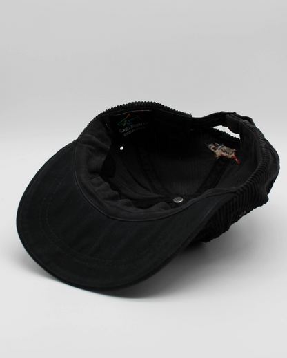 90s Greg Norman Corduroy Black Cap
