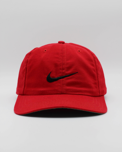 90s Nike Yin Yang Red Fitted Cap (L)