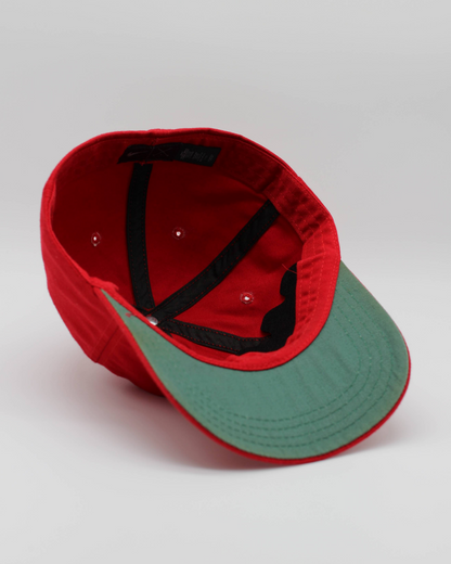 90s Nike Yin Yang Red Fitted Cap (L)