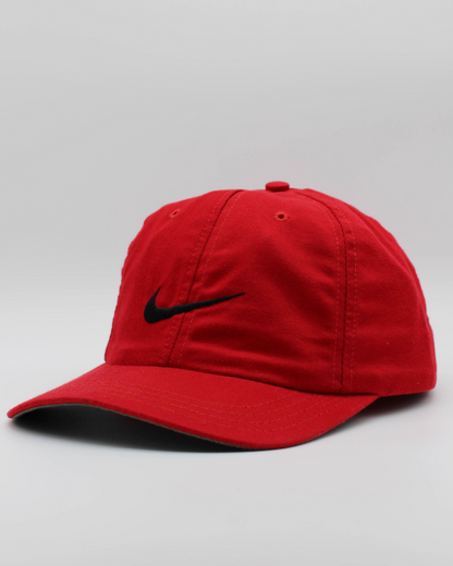 90s Nike Yin Yang Red Fitted Cap (L)